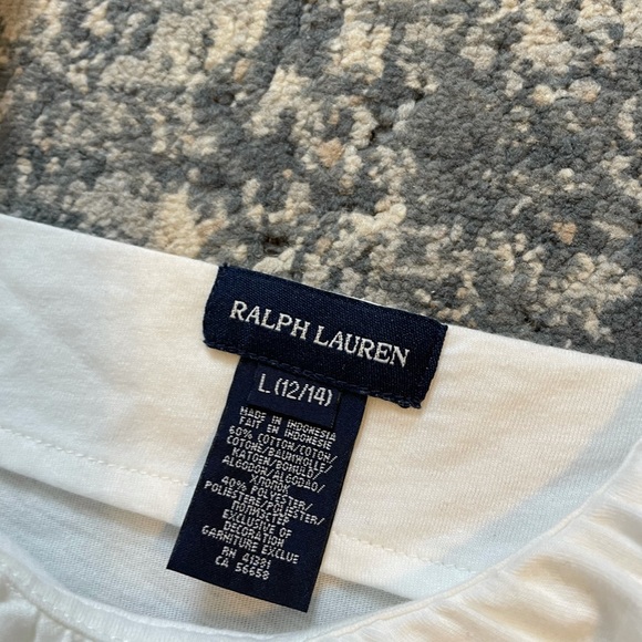 Ralph Lauren white tank top girls - Picture 3 of 4